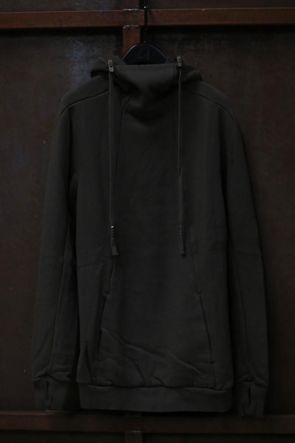 BORIS BIDJAN SABERI pullover sweater AW22 HOODY2 FTT00008 gray coffee PBBS27 3